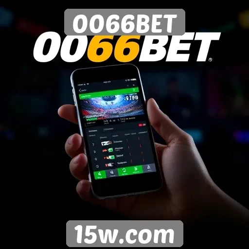 Experiência móvel otimizada no 0066BET para apostadores